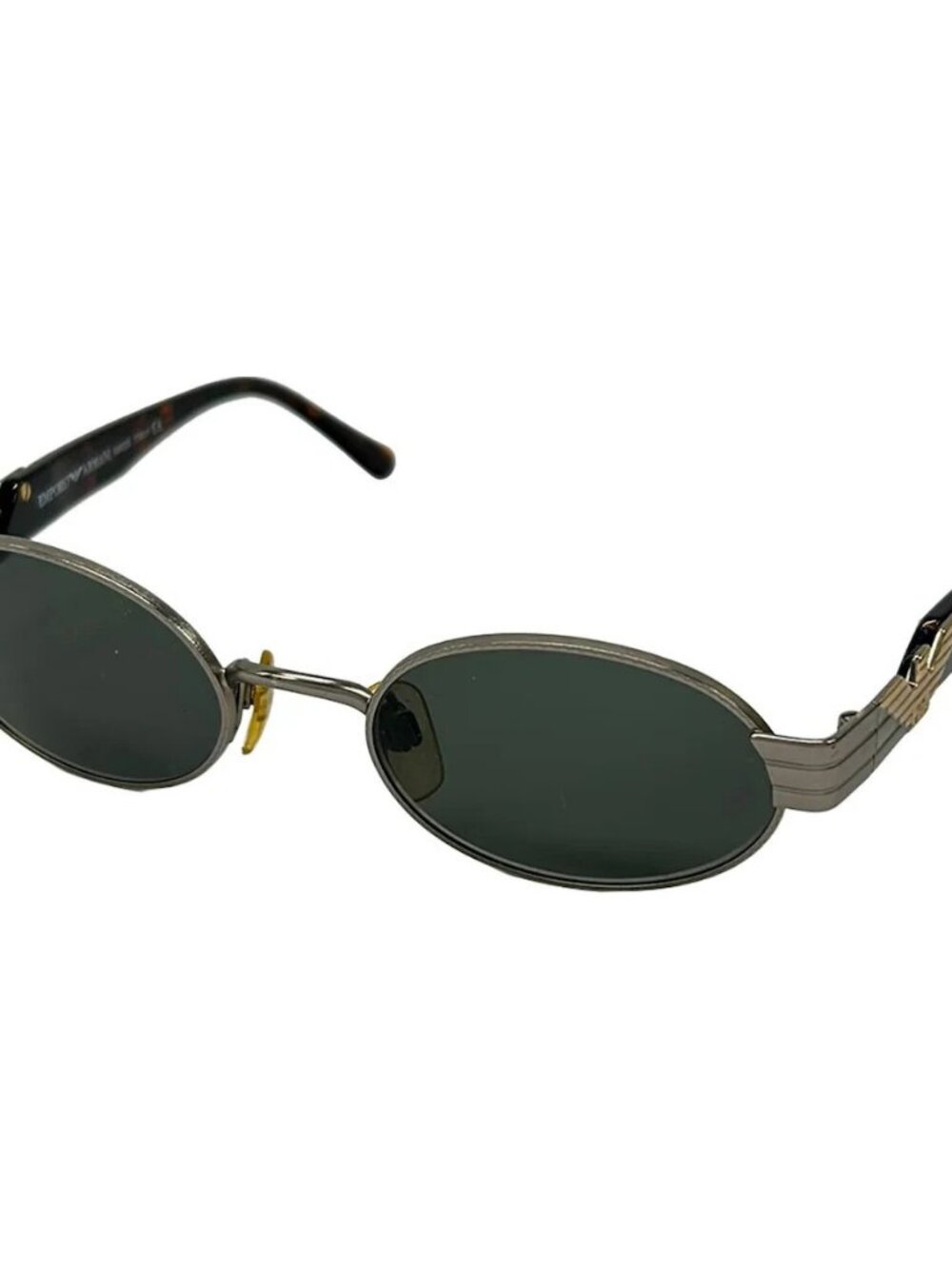 EMPORIO ARMANI Dark Green Dark Brown Multi Plastic Hardware Sunglasses
